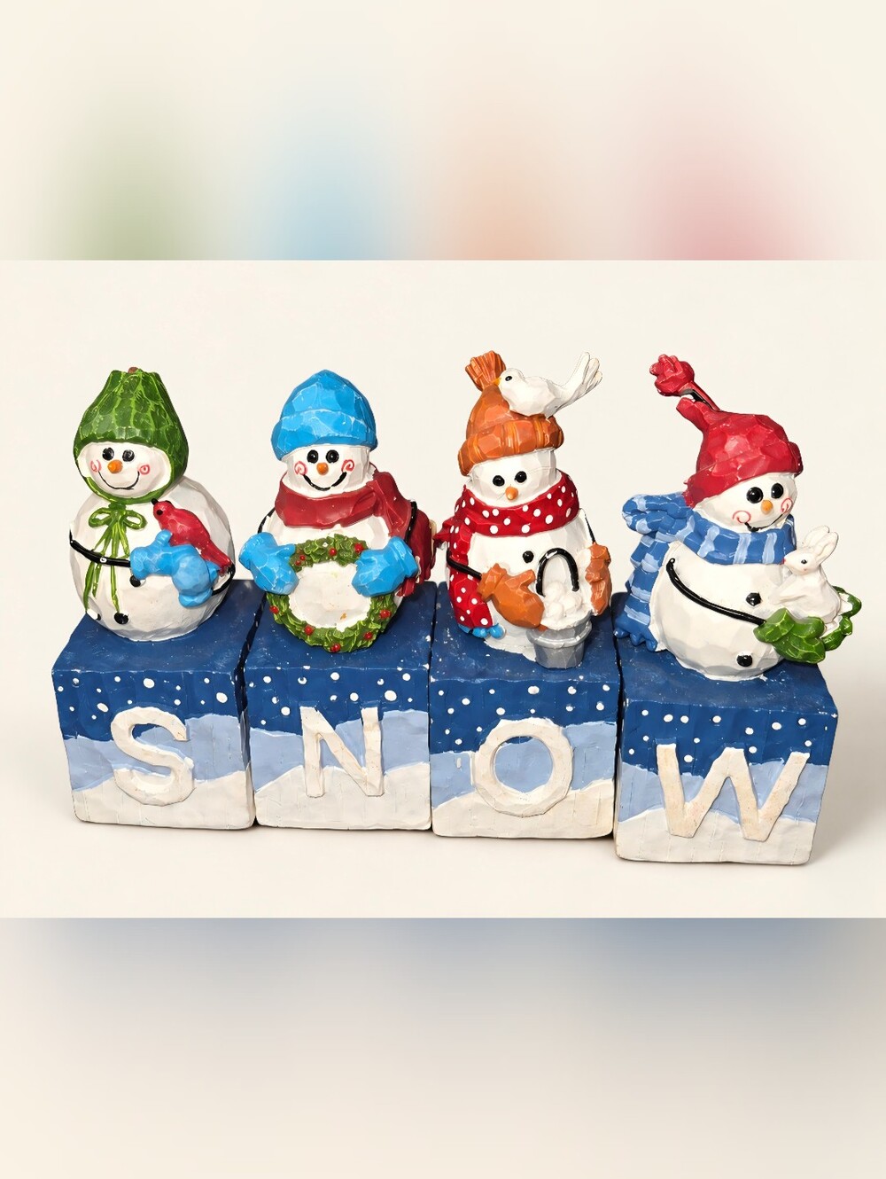 Vintage st. Nicholas square snow block set